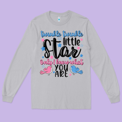 Twinkle Twinkle Little Star Long Sleeve Tee Designed By Maliassmallbusiness