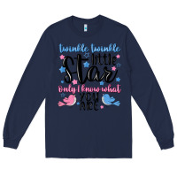 Navy twinkle twinkle little star Long Sleeve Tee - MaliasSmallBusiness