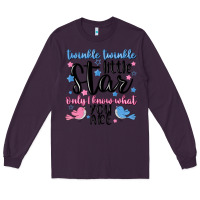 Plum twinkle twinkle little star Long Sleeve Tee - MaliasSmallBusiness