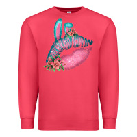 Cardinal Eared Turquoise Pink Easter Lips Premium Sweatshirt - Bettercallsaul