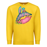 Lemon Eared Turquoise Pink Easter Lips Premium Sweatshirt - Bettercallsaul