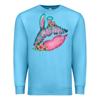 Ocean Blue Eared Turquoise Pink Easter Lips Premium Sweatshirt - Bettercallsaul