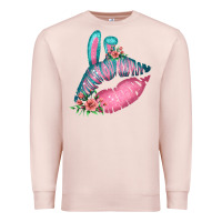 Pale Pink Eared Turquoise Pink Easter Lips Premium Sweatshirt - Bettercallsaul