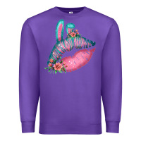 Purple Eared Turquoise Pink Easter Lips Premium Sweatshirt - Bettercallsaul