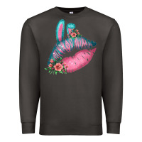 Smoke Eared Turquoise Pink Easter Lips Premium Sweatshirt - Bettercallsaul