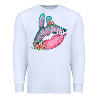 White Eared Turquoise Pink Easter Lips Premium Sweatshirt - Bettercallsaul