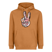 Meerkat baseball peace sign Heavyweight Hoodie - Jasminsmagicworld