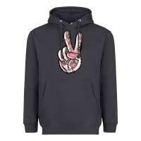 Smoke baseball peace sign Heavyweight Hoodie - Jasminsmagicworld
