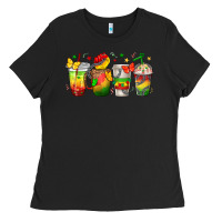 Black juneteenth coffee cups Ladies Tee - texasbilliewilder