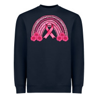 Navy breast cancer rainbow Heavyweight Sweatshirt - AdoDesignShop