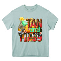 Arona tan and tipsy Heavy Core Tee - texasbilliewilder