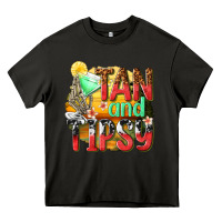 Asphalt tan and tipsy Heavy Core Tee - texasbilliewilder