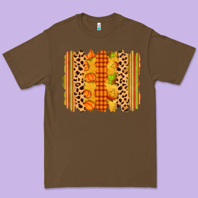 Fall Brushstroke Premium Tee Designed By Zillion Design Studio