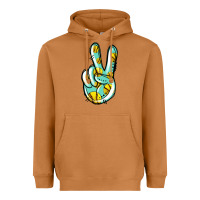 Meerkat softball peace sign Heavyweight Hoodie - Jasminsmagicworld