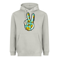 Moon Dust softball peace sign Heavyweight Hoodie - Jasminsmagicworld