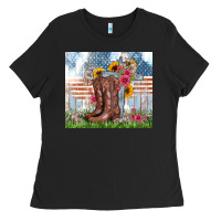 Black christian western Ladies Tee - Zillion Design Studio