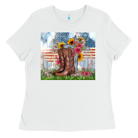 White christian western Ladies Tee - Zillion Design Studio