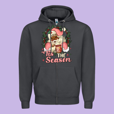 Tis The Season Conchas Zipper Hoodie Designed By Maliassmallbusiness