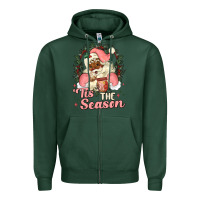 Sports Green tis the season conchas Zipper Hoodie - MaliasSmallBusiness