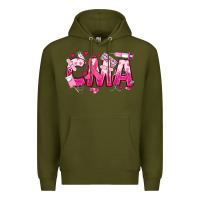 Army Green breast cancer cma certified medical assistant Premium Hoodie - JahusDesignShop