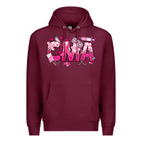 Burgundy breast cancer cma certified medical assistant Premium Hoodie - JahusDesignShop