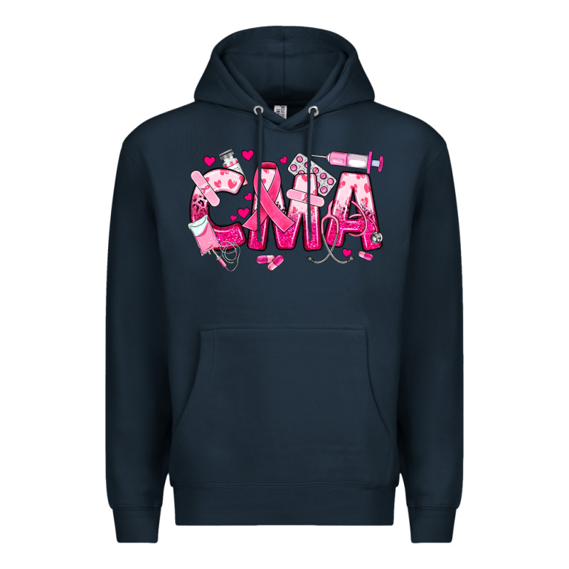 Breast Cancer Cma Certified Medical Assistant Premium Hoodie by JahusDesignShop | Teevron
