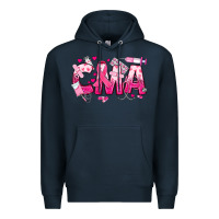 Navy breast cancer cma certified medical assistant Premium Hoodie - JahusDesignShop