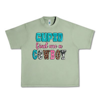 Oil Green cupid find me a cowboy Urban Heavy Tee - AdoDesignShop