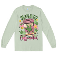 Matcha highly caffeinated Long Sleeve Tee - MaliasSmallBusiness