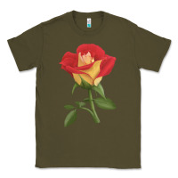 Army Green Ketchup And Mustard Rose Classic Tee - LillyAllenDesigns