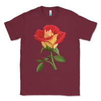 Burgundy Ketchup And Mustard Rose Classic Tee - LillyAllenDesigns