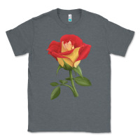 Charcoal Heather Ketchup And Mustard Rose Classic Tee - LillyAllenDesigns
