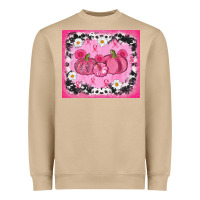 Mushroom breast cancer pumpkins Heavyweight Sweatshirt - AdoDesignShop