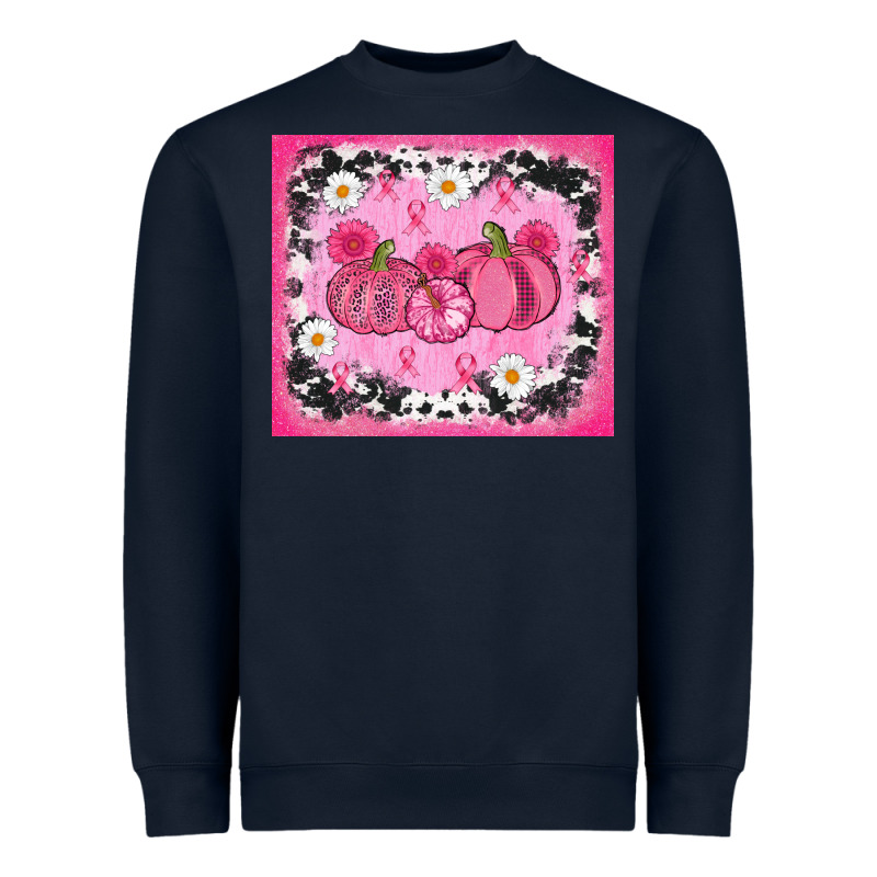 Breast Cancer Pumpkins Heavyweight Sweatshirt by AdoDesignShop | Teevron