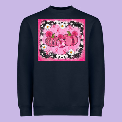 Breast Cancer Pumpkins Heavyweight Sweatshirt Designed By Adodesignshop