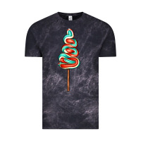 Cloud Black bluered lollipop Vintage Tee - AdoDesignShop