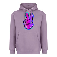 Lavender Mermaid Peace Sign Heavyweight Hoodie - Jasminsmagicworld