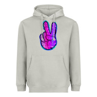 Moon Dust Mermaid Peace Sign Heavyweight Hoodie - Jasminsmagicworld