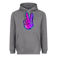 Storm Mermaid Peace Sign Heavyweight Hoodie - Jasminsmagicworld