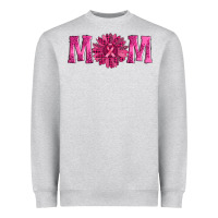 Heather Grey breast cancer mom sunflower Heavyweight Sweatshirt - AdoDesignShop
