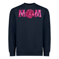 Navy breast cancer mom sunflower Heavyweight Sweatshirt - AdoDesignShop