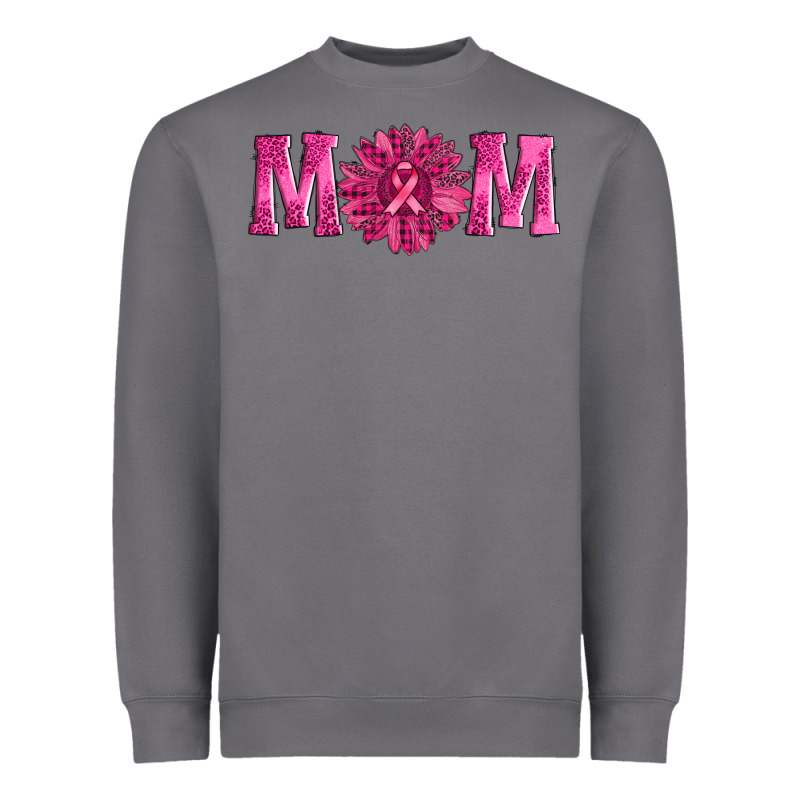 Breast Cancer Mom Sunflower Heavyweight Sweatshirt by AdoDesignShop | Teevron