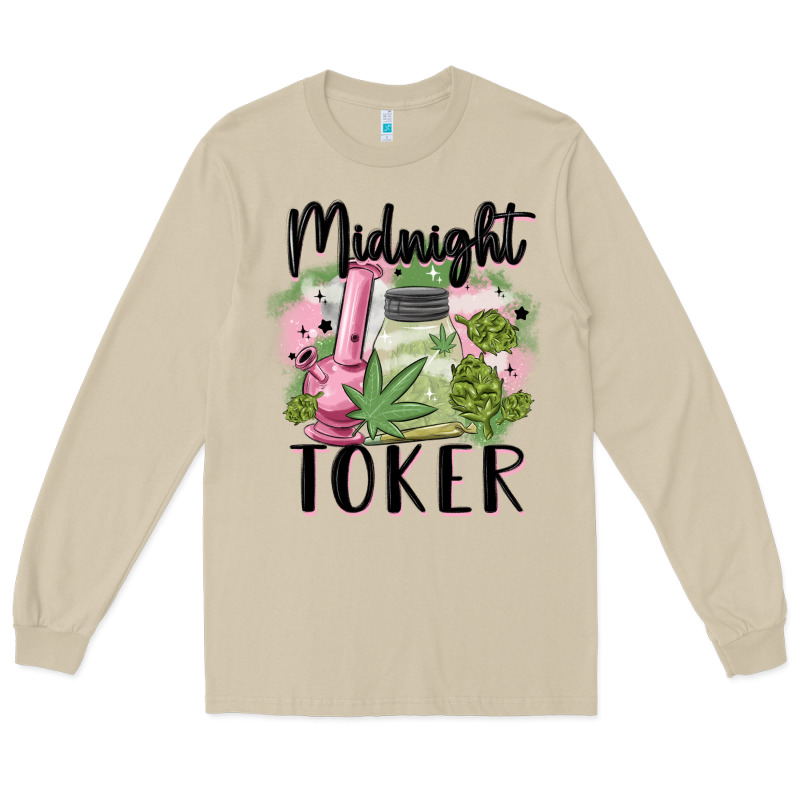 Midnight Toker Long Sleeve Tee by MaliasSmallBusiness | Teevron