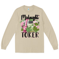Mushroom midnight toker Long Sleeve Tee - MaliasSmallBusiness