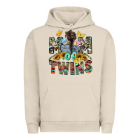 Pigment French Oak Mom of twins Mother's Day Urban Hoodie - CowGirlArtShop