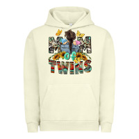 Pigment Pistachio Mom of twins Mother's Day Urban Hoodie - CowGirlArtShop