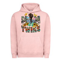Pigment Salmon Mom of twins Mother's Day Urban Hoodie - CowGirlArtShop