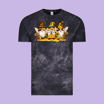 Western Bee Gnomes Beehive Honey Sunflowers Vintage Tee Designed By Artiststas