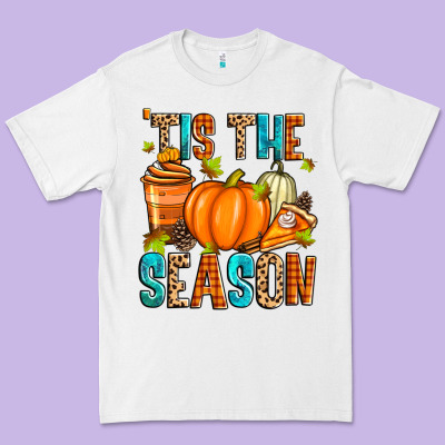 'tis The Season Fall Premium Tee Designed By Zillion Design Studio