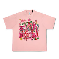 Salmon pink christmas teeth dental squad Urban Heavy Tee - AdoDesignShop